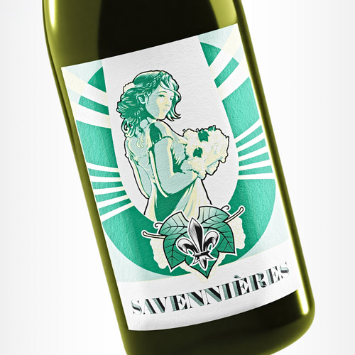 illustrations etiquette vin anjou